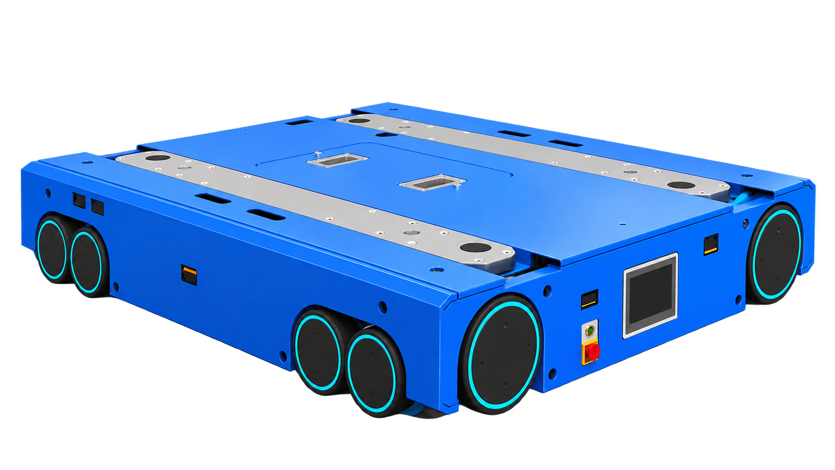 Heavy-duty four-way pallet shuttle